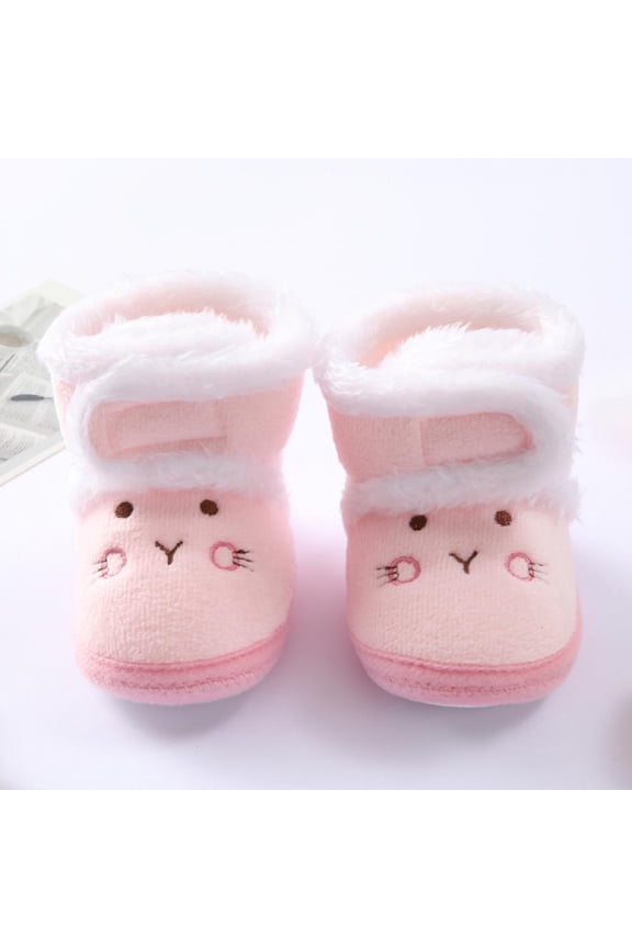 Prewalker Toddler Boots Premium Soft Anti-Slip Sole Warm Winter Boots for Infant Baby Girls 0-18 Months