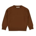 thumbnail image 1 of URMAGIC Todder Kid Little Boy Girl Solid Color Basic Pullover Knit Sweater, 1 of 2