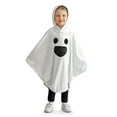 thumbnail image 1 of URMAGIC Toddler Baby Boys Girls Halloween Costume White Ghost Face Cloak Cape Party Cosplay Robe Ghost Costume 1-6T, 1 of 9
