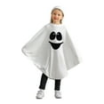 thumbnail image 1 of URMAGIC Toddler Baby Boys Girls Halloween Costume White Ghost Face Cloak Cape Party Cosplay Robe Ghost Costume 1-6T, 1 of 12