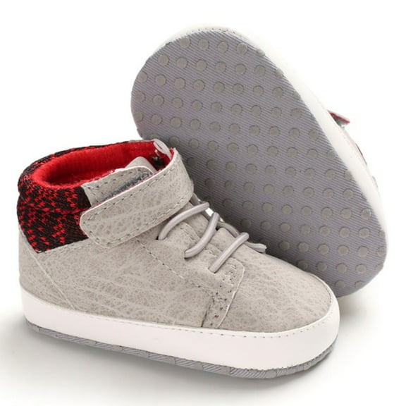 URMAGIC Toddler Baby Boys Suede PU Leather Moccasins Soft Sole High-Top Shoes