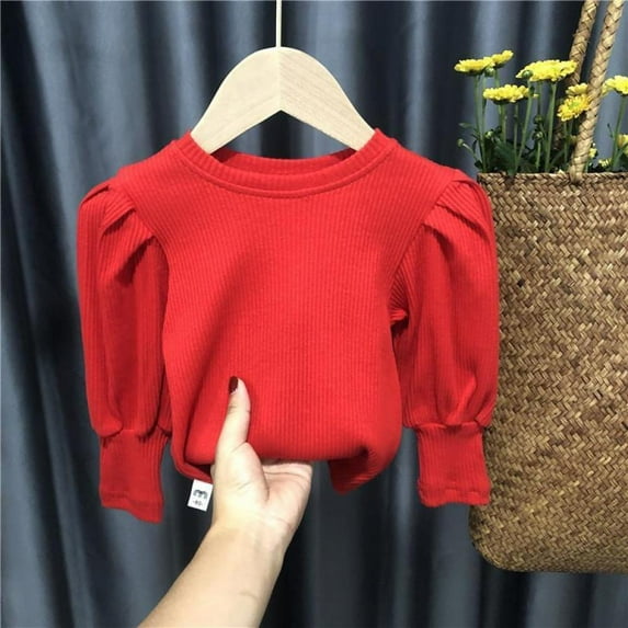 URMAGIC Toddler Baby Girls Sweatshirt Long Sleeve Top Sweatshirt Autumn Winter Pullovers 2-7 Years