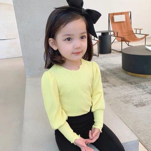 URMAGIC Toddler Baby Girls Sweatshirt Long Sleeve Top Sweatshirt Autumn Winter Pullovers 2-7 Years