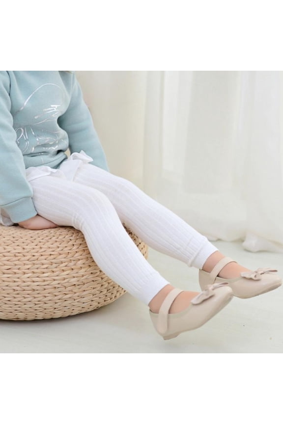 Toddler Baby Kids Girls Cotton Knit Footless Tight Leggings Bottom Pants 0-1 Years