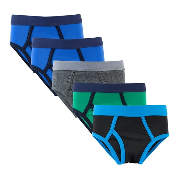 URMAGIC Toddler Boy 100% Cotton Solid Color Briefs Infant Comfort Underwear Newborn Cute Dinosaur Print Panties|pack of 5