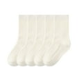 thumbnail image 1 of URMAGIC Toddler Boy Girl Cotton Cute Socks Low Cut Crew Ankle Solid color Socks 5 Pairs, 1 of 3