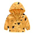 thumbnail image 1 of URMAGIC Toddler Boys Girls Cartoon Print Zip Jacket Long Sleeve Outerwear Hooded Coats, 1 of 5