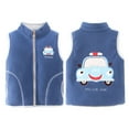 thumbnail image 1 of URMAGIC Toddler Boys Girls Polar fleece Vest Warm Sleeveless Cute cartoon print Jacket Zipper Up Outerwear, 1 of 10