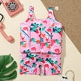 thumbnail image 1 of URMAGIC Toddler Girl Floatation One-Piece Floral Swimsuit 1-5T, 1 of 4