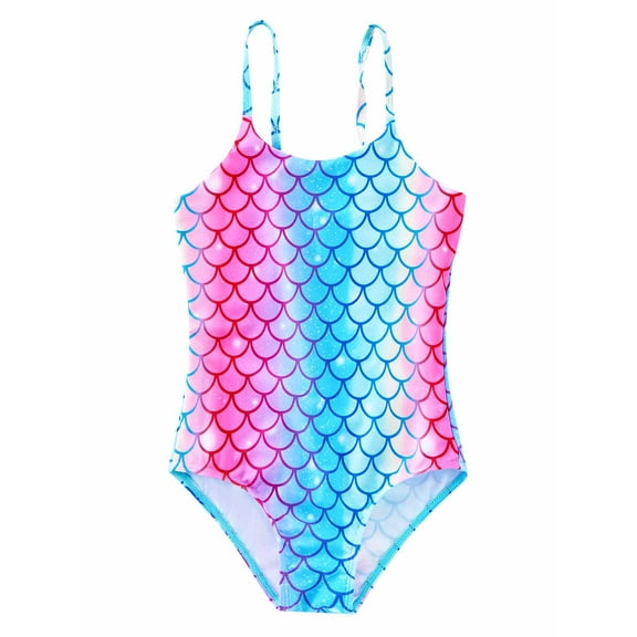 URMAGIC Toddler Girls One Piece Swimsuits Unicorn Sport Halter Swimwear Quick Dry Beach Bathing Suit 2-8 Years