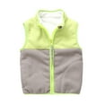 thumbnail image 1 of URMAGIC Toddler Polar Fleece Vest with Pockets Boys Girls Warm Sleeveless Jacket Kids Zipper Up Outerwear, 1 of 9