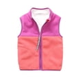 thumbnail image 1 of URMAGIC Toddler Polar Fleece Vest with Pockets Boys Girls Warm Sleeveless Jacket Kids Zipper Up Outerwear, 1 of 9