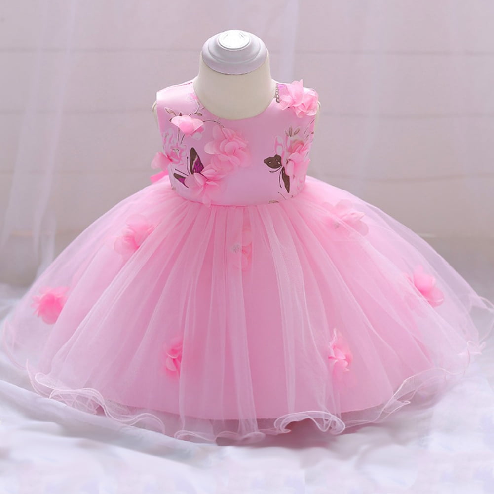 Buy Baby Pink Stonework Net Designer Gown - Koskii