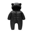 thumbnail image 1 of URMAGIC URMAGIC Baby Girl Boy Winter Snowsuit Infant Lightweight Puffer Ear Hooded Jumpsuit Jacket, 1 of 3