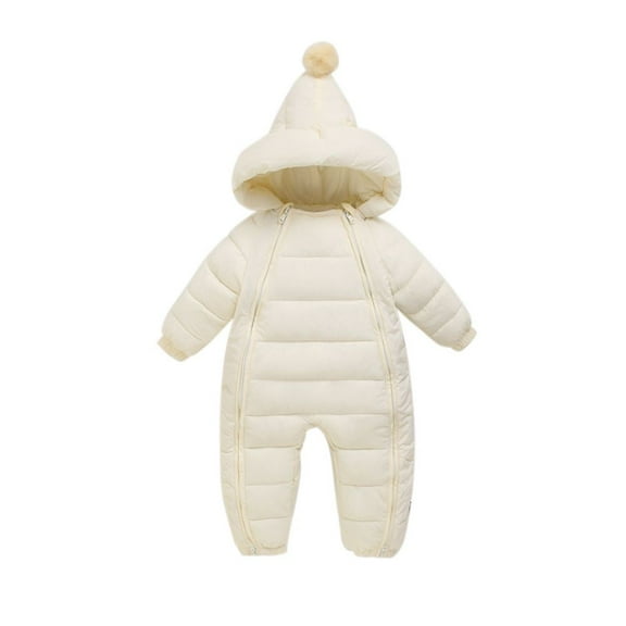 URMAGIC URMAGIC Baby Girl Boy Winter Snowsuit Infant Thicken Down Hooded Jumpsuit Jacket