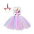 thumbnail image 1 of URMAGIC Unicorn Costume For Girls Dress Up Clothes For Little Girls Rainbow Unicorn Tutu With Headband Birthday Gift 1-10 Years, 1 of 8
