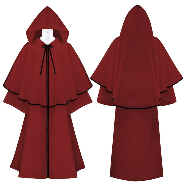 Cape Long Hooded Unisex Costume Cape Long Hooded Unisex Costume