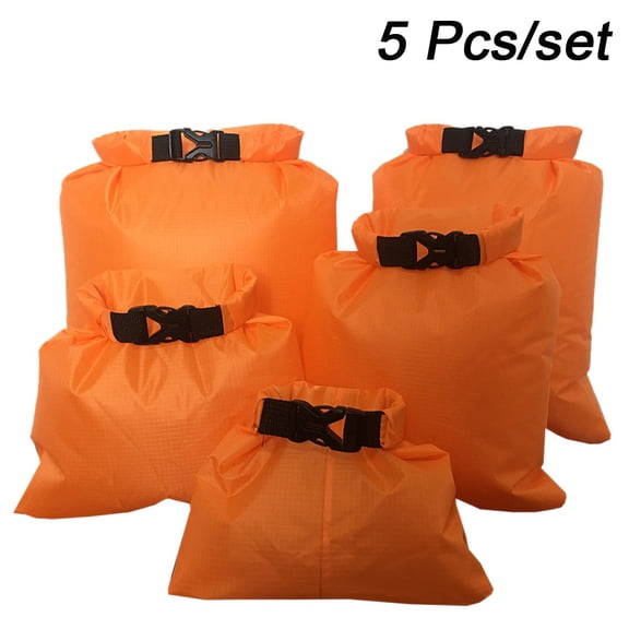 URMAGIC Waterproof Dry Bag Pack Sack Swimming Rafting Kayaking River Trekking Floating Sailing Canoing Boating,5 Pcs/set