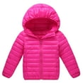 thumbnail image 1 of URMAGIC Winter Down Coats Outerwear For Boys Girls Lightweighet Hooded (Padded) Puffer Jacket 8-18T, 1 of 4