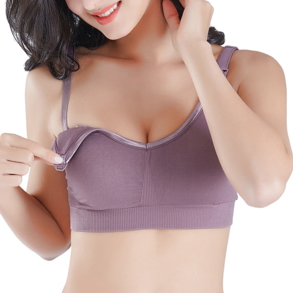 URMAGIC Women's Stretchy Maternity Bra Breastfeeding Nursing Bras