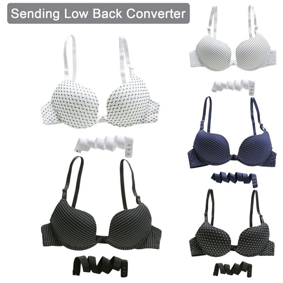 URMAGIC Women's U-shaped Push-up Hidden Bra Seamless B Cup Bralette,Sending Low Back Converter