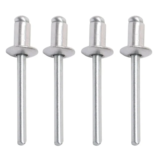 URO Parts Set of 4 Window Regulator Rivets 4.8mm X 8mm For Mercedes Benz