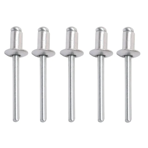 URO Parts Set of 5 Window Regulator Rivets 4.8mm X 8mm For Mercedes Benz