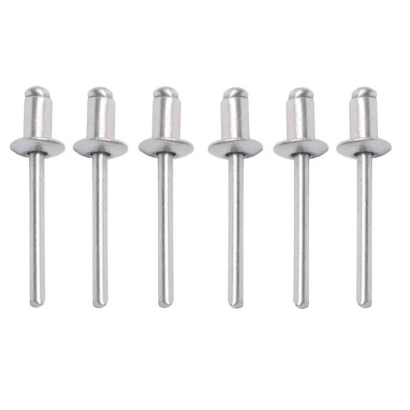 URO Parts Set of 6 Window Regulator Rivets 4.8mm X 8mm For Mercedes Benz