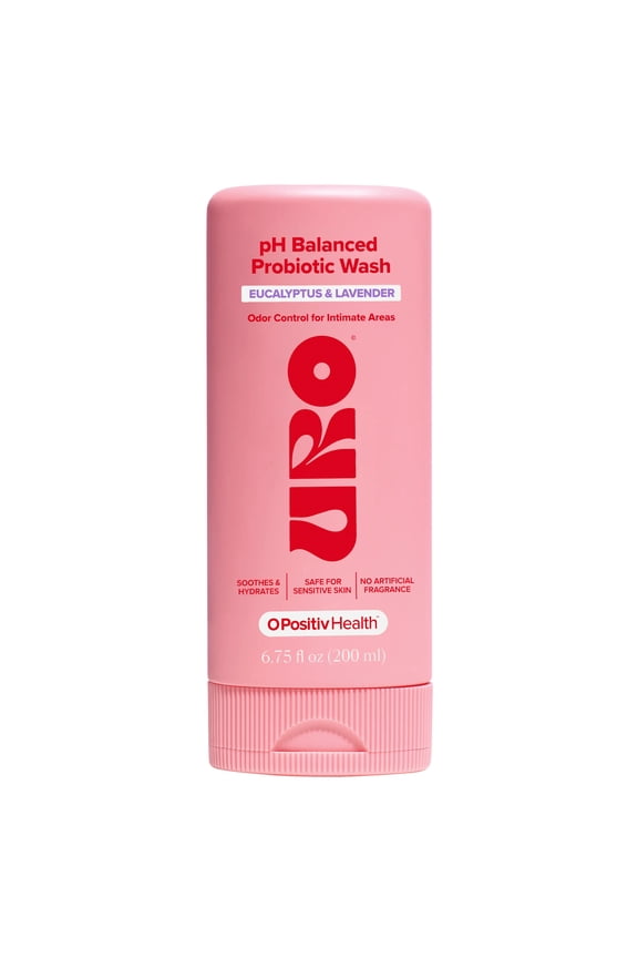 URO pH-Balanced Probiotic Intimate Wash for Daily Odor Control, 6.75 fl oz