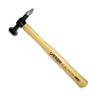 Urrea Professional Tools B992674 Bodywork & Finishing 1427 12.25 in. Long with Round & Flat Tips Oak Handle Hammer