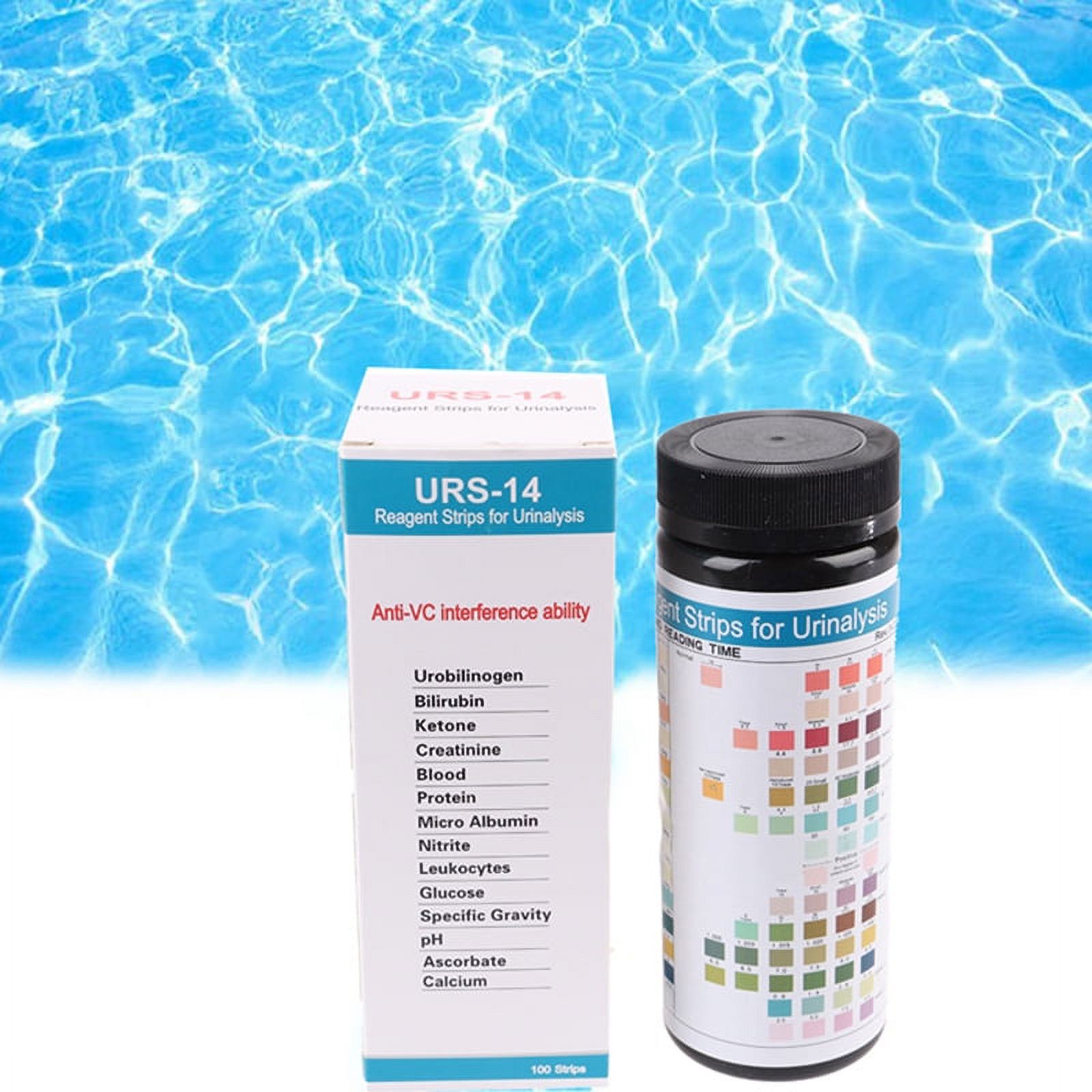URS14 100strips Urinalysis Reagent Test Paper Urine PH Test Strips Leukocytes