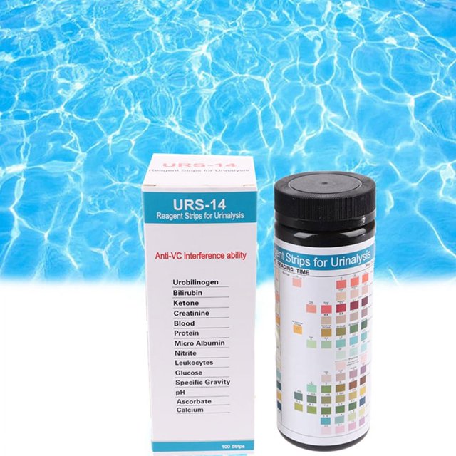 URS14 100strips Urinalysis Reagent Test Paper Urine PH Test Strips