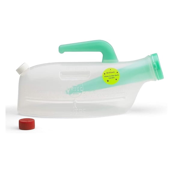 URSEC Spill Proof and Anti-Reflux Male Urinal - For Elderly, Disabled, and Other Therapeutic Uses.