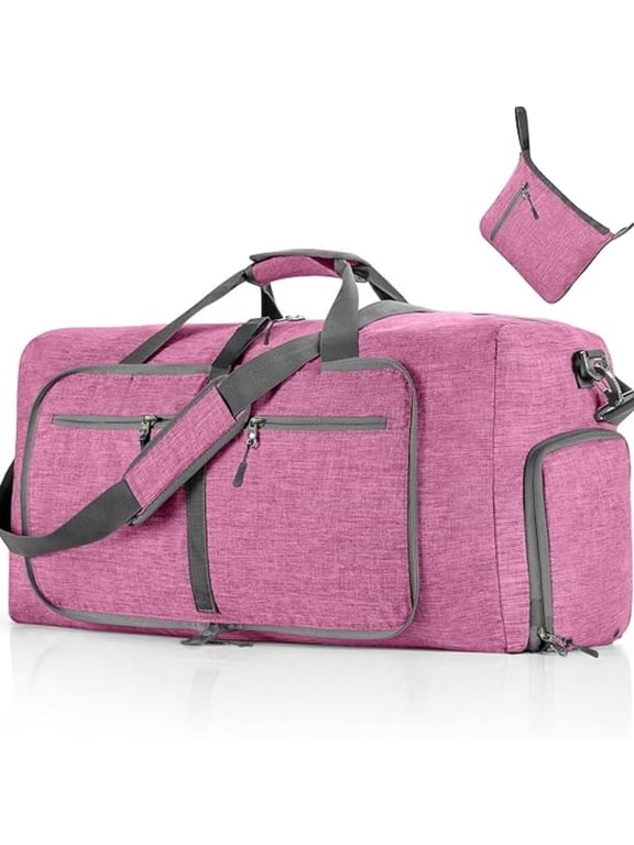 115L Large Duffle Bag, Foldable Travel Gym Bag with Shoe Compartment, Lightweight Water Repellent Tear Resistant for Camping, Weekender, Overnight Travel