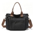 thumbnail image 1 of URSOFINE Canvas Multi-Pocket Tote Bag, Convertible Crossbody Shoulder Handbag for Work Travel Daily Use, Large Capacity Casual Messenger Bag with Detachable Strap, 1 of 8