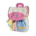 thumbnail image 1 of URSOFINE Color Block Drawstring Backpack Lightweight Large Capacity Casual Daypack, 1 of 8