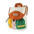 thumbnail image 1 of URSOFINE Color Block Drawstring Backpack Lightweight Large Capacity Casual Daypack, 1 of 8