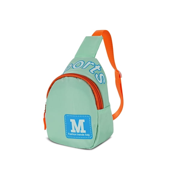 URSOFINE Color Block Sling Bag - Lightweight Crossbody Chest Bag for Outdoor & Daily Use