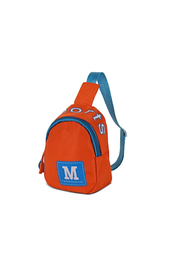 Color Block Sling Bag - Lightweight Crossbody Chest Bag for Outdoor & Daily Use