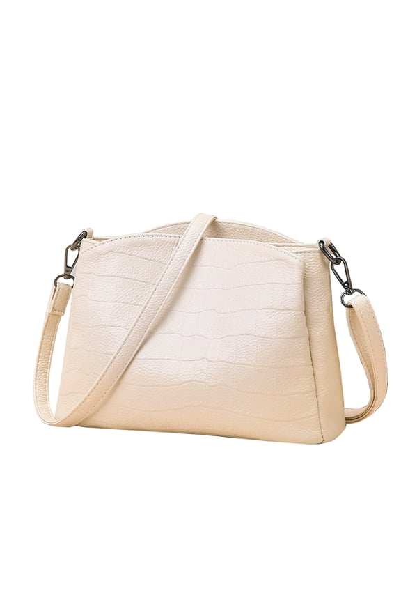 Crocodile Patterned Shoulder Purses for Women Genuine Leather Hobo Bags Large Crossbody Purses