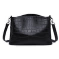 thumbnail image 1 of URSOFINE Crocodile Patterned Shoulder Purses for Women Genuine Leather Hobo Bags Large Crossbody Purses, 1 of 8