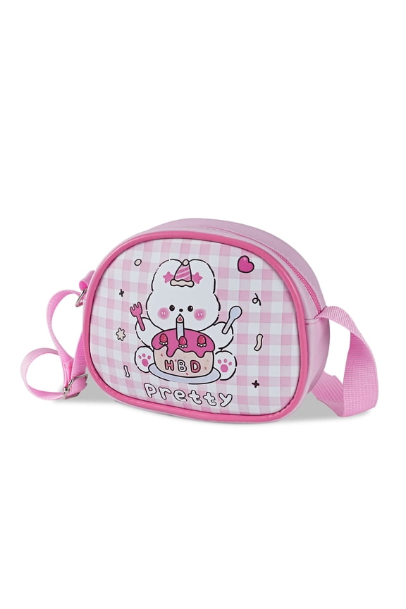 Cute Cartoon Crossbody Bag Lightweight Adjustable Shoulder Purse with 4 Fun Designs