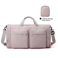 thumbnail image 1 of URSOFINE Duffle Bag with Shoes Compartment, Foldable Travel Duffel Bags for Men Women, Packable Travel Bag Waterproof Overnight Weekender Bags with Trolley Sleeve, 1 of 9