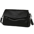 thumbnail image 1 of URSOFINE Genuine Leather Crossbody Bag for Women Flap Over Shoulder Handbag Multi-Pocket Small Hobo Purse for Daily Use, 1 of 7