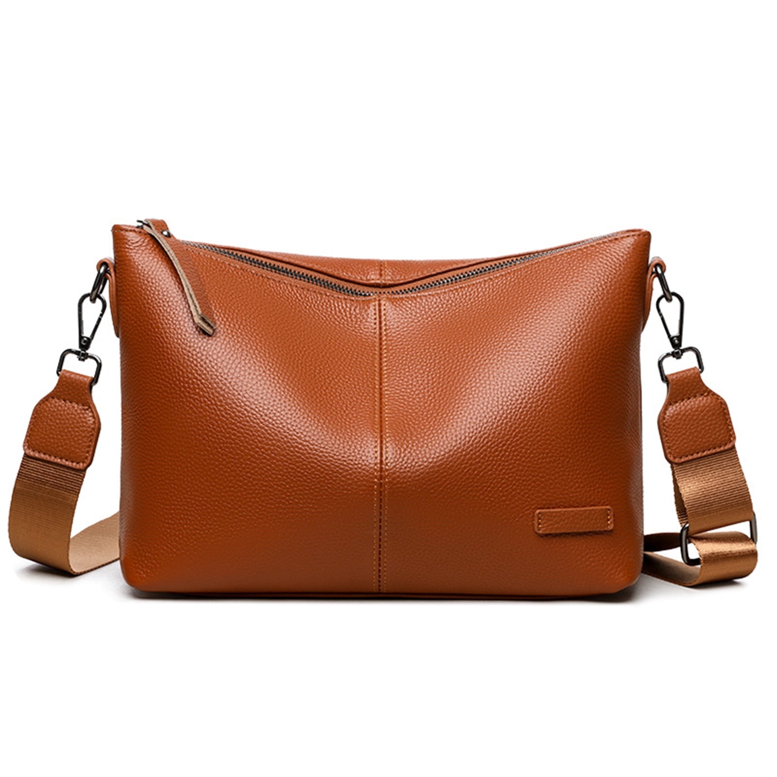 URSOFINE Large Shoulder Purses for Women Genuine Leather Hobo Bags Trendy Crossbody Purses with 2 Straps