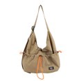 thumbnail image 1 of URSOFINE Nylon Drawstring Hobo Shoulder Bag, Lightweight Casual Crossbody Tote with Adjustable Strap, Spacious Commuter Sling Bag for Women, 1 of 7