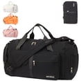 thumbnail image 1 of URSOFINE Sports Bag & Travel Bag Foldable, 30L Waterproof Gym Bag With Shoe Compartment For Women & Men, Hand Luggage Bag, Weekender Travelite For Gym Sports Training Bag Travel, 1 of 7