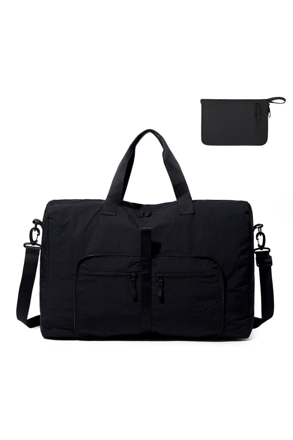 Travel Duffel Bags 35L, Gym Travel Bag & Packable Duffle Bag for Men, Foldable Overnight Weekender Bags for Women & Men with Adjustable Shoulder Strap