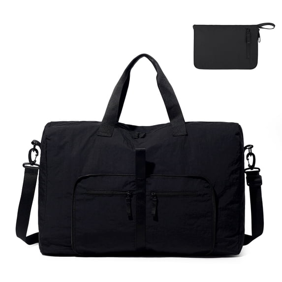 URSOFINE Travel Duffel Bags 35L, Gym Travel Bag & Packable Duffle Bag for Men, Foldable Overnight Weekender Bags for Women & Men with Adjustable Shoulder Strap