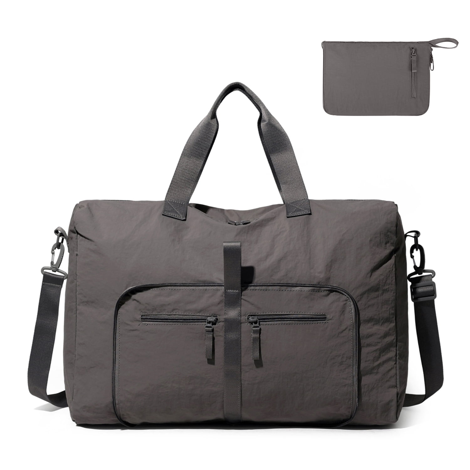 URSOFINE Travel Duffel Bags 35L, Gym Travel Bag & Packable Duffle Bag for Men, Foldable Overnight Weekender Bags for Women & Men with Adjustable Shoulder Strap